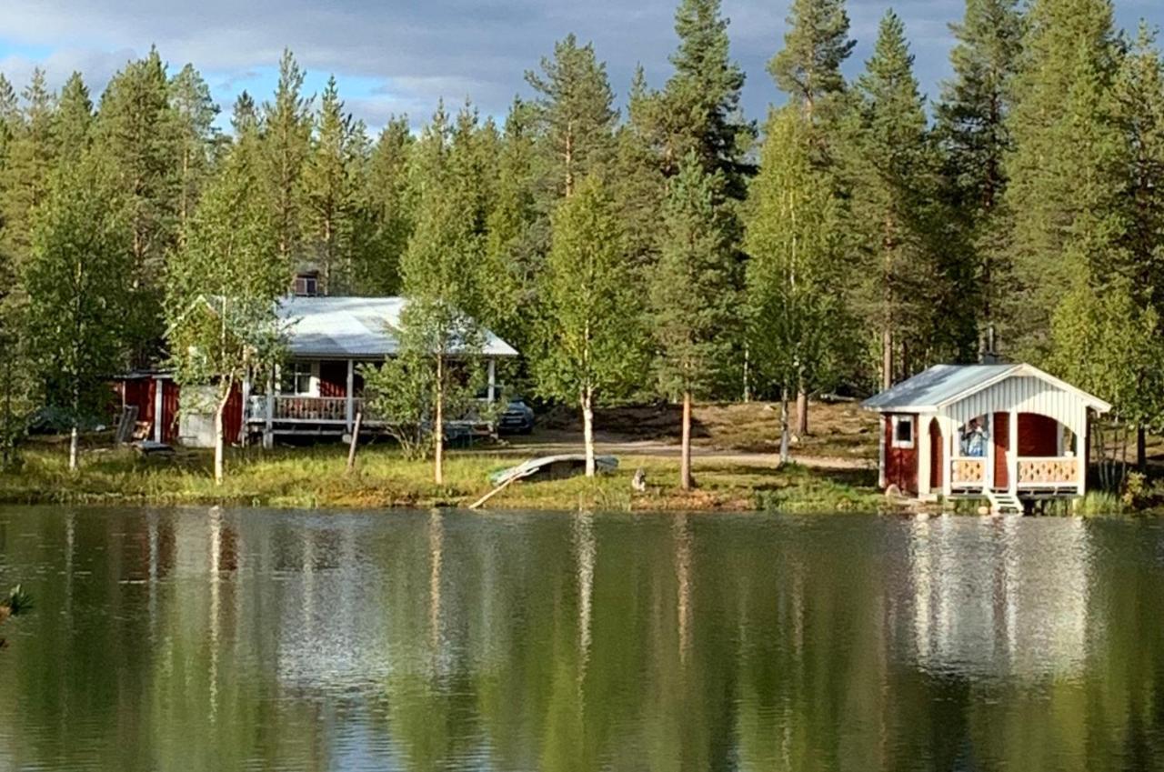 Off-Grid Cabin In Nattavaara Lapland Bagian luar foto