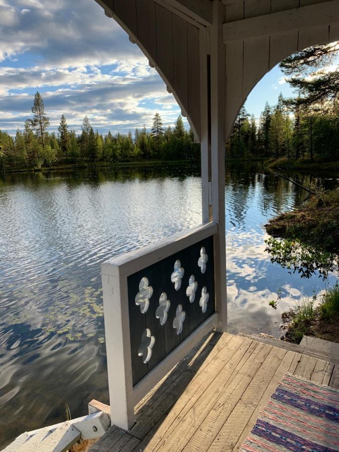 Off-Grid Cabin In Nattavaara Lapland Bagian luar foto