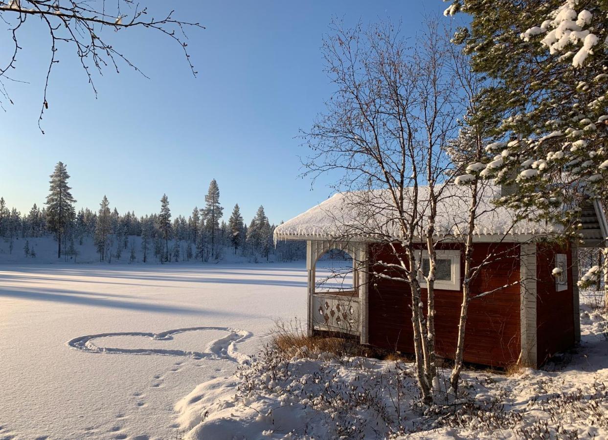 Off-Grid Cabin In Nattavaara Lapland Bagian luar foto