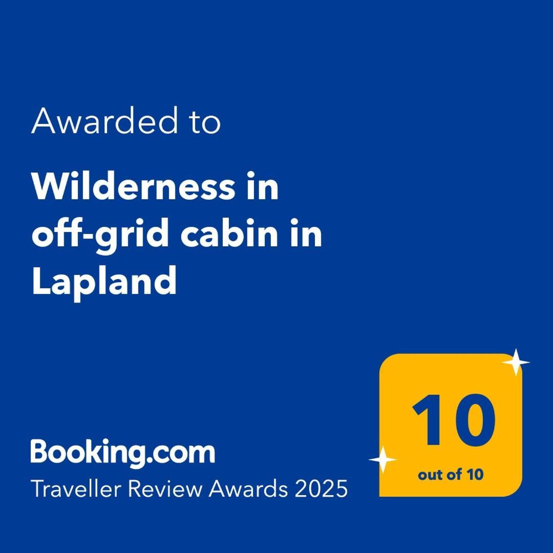 Off-Grid Cabin In Nattavaara Lapland Bagian luar foto